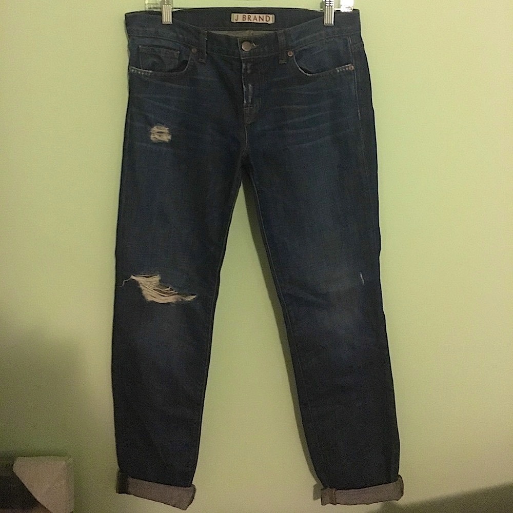J Brand Aidan in Ringer, boyfriend jean
